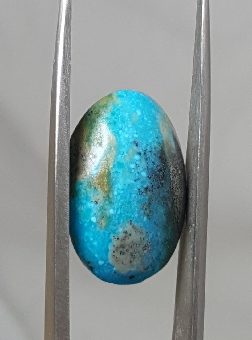 HIGH QUALITY NATURAL ABBASSI TORQUOISE CUT STONE (1 of 2)