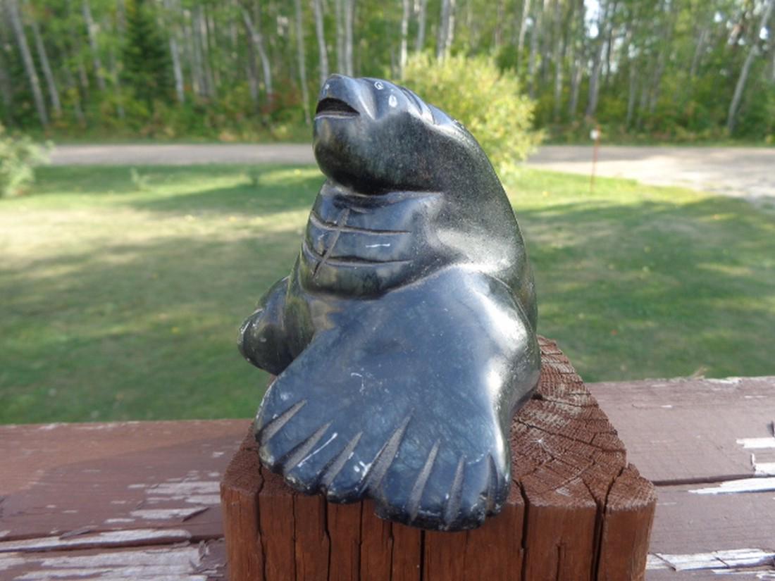 inuit/ eskimo soapstone carving (1 of 5)