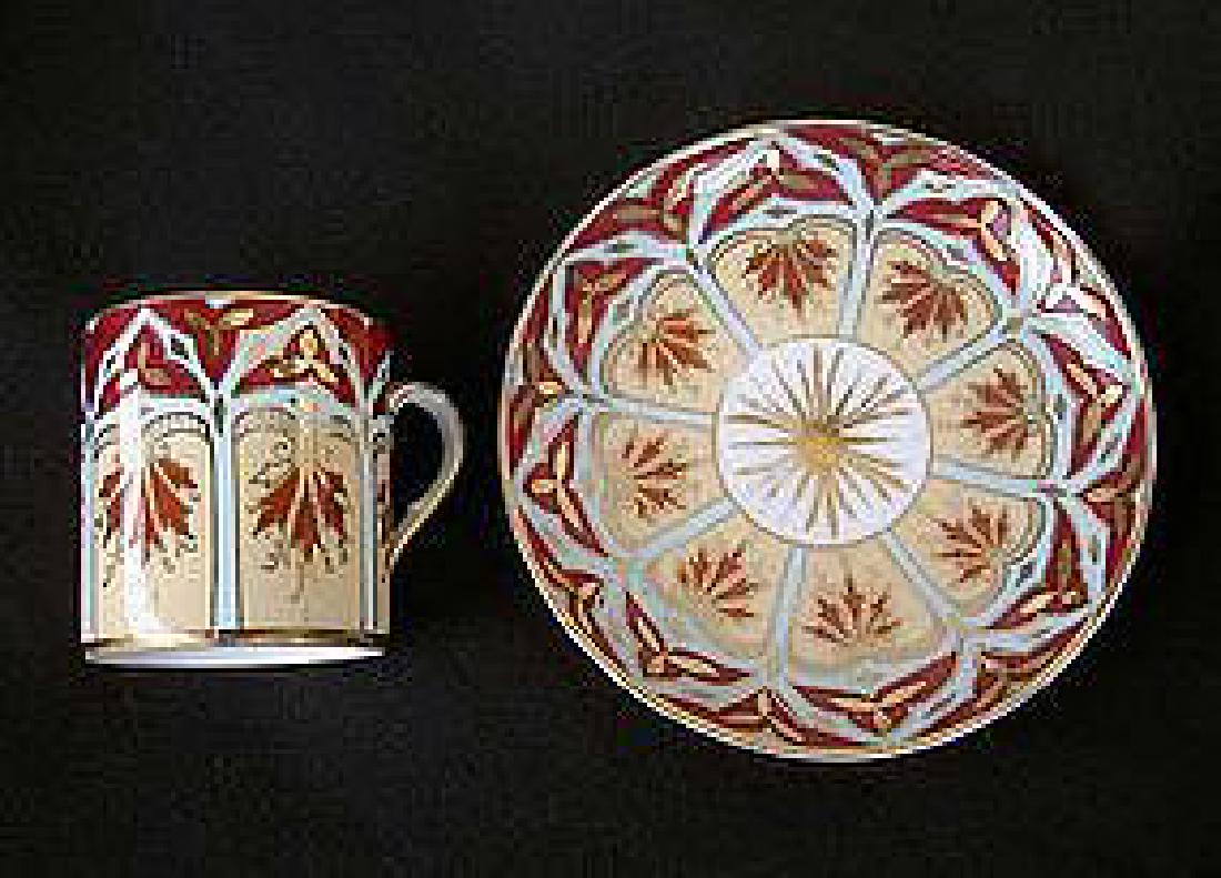 German Tietsch & Cie 19th coffee can and saucer (1 of 6)