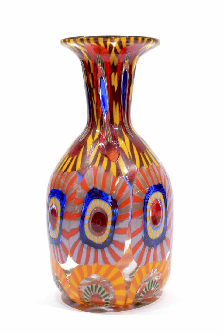 Mario Formentello - Murano gass vase mUrrine signed (1 of 6)