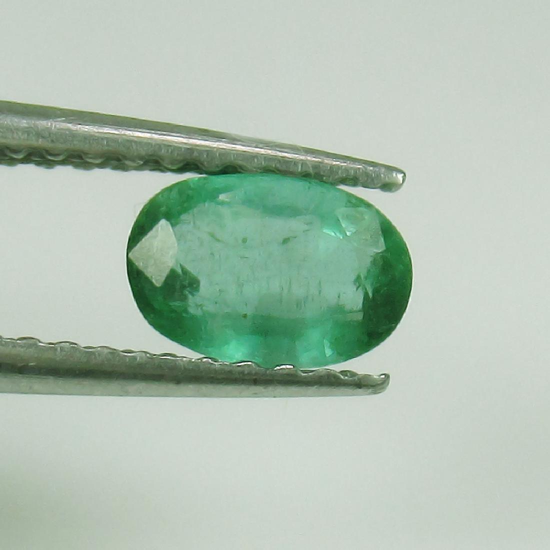 0.55 Ct Genuine Loose Zambian Emerald Nice Oval cut (1 of 2)