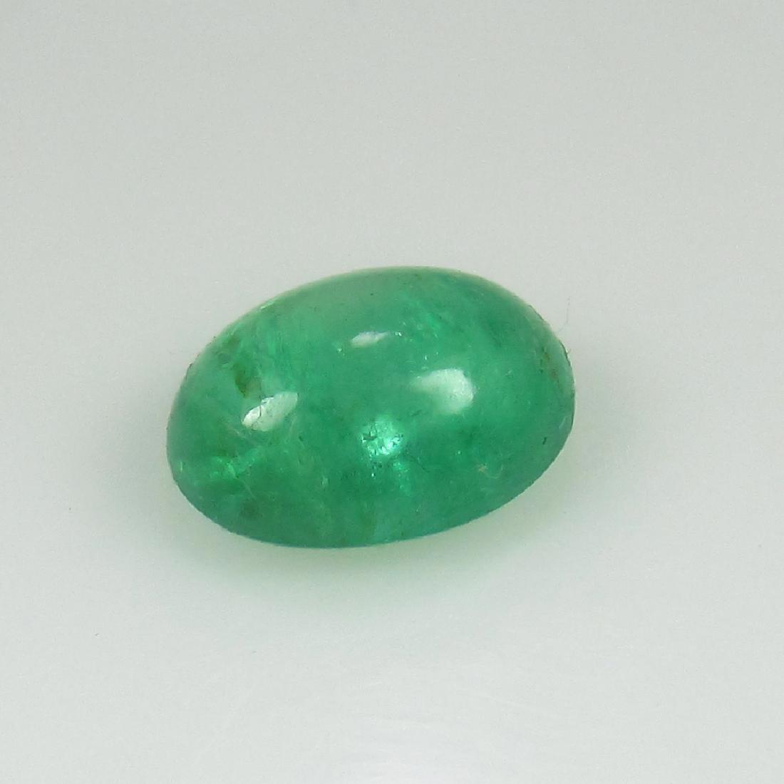1.25 Ct Genuine Loose Zambian Emerald 8X6 mm Nice Oval (1 of 2)