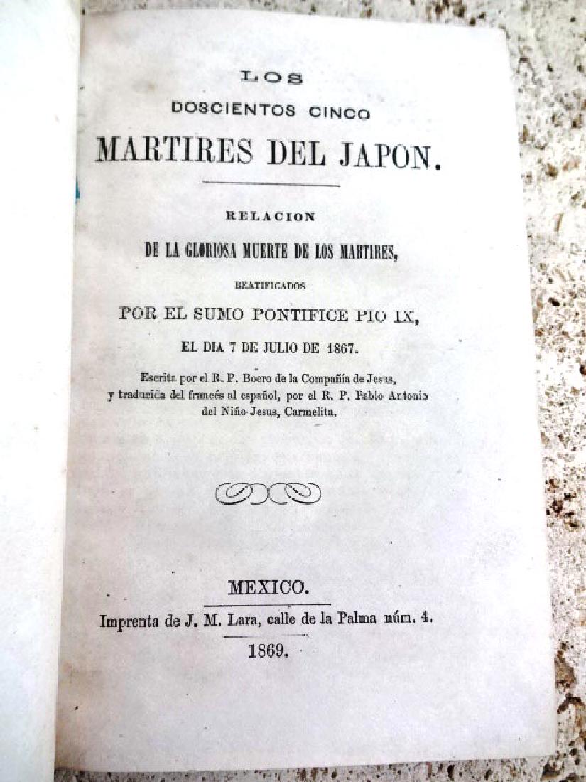 1869 Mexico Imprint Martires Del Japon (1 of 3)