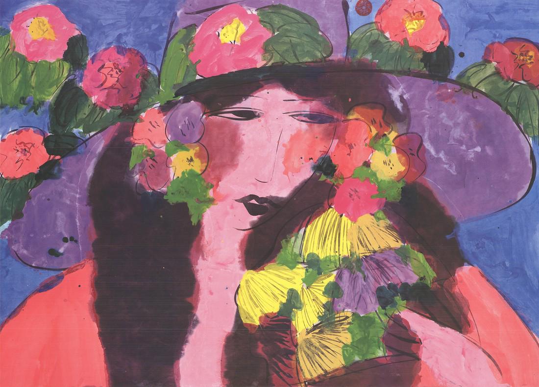 Walasse Ting August-Time (No Text) (1 of 1)