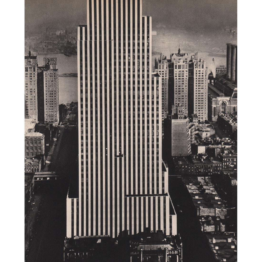BERENICE ABBOTT - Skyscraper: Artist: BERENICE ABBOTT Print Title: Skyscraper Medium: Sheet-Fed Gravure Printed in 1930's Printed in France Image size approx. 7 X 8.25 inches Berenice Alice Abbott (1989-1991) was an American photo
