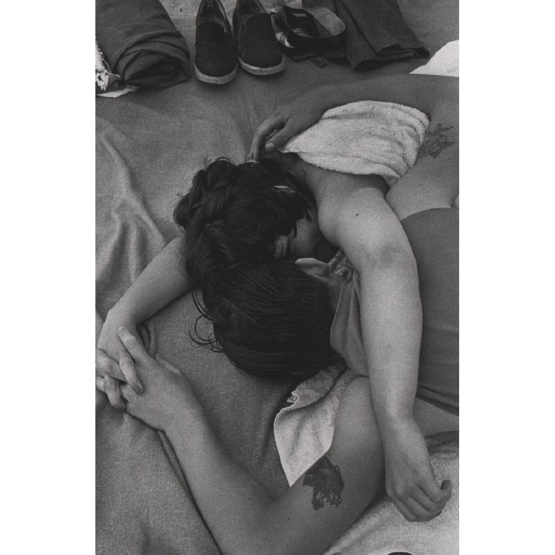 BRUCE DAVIDSON - Young Couple: Artist: BRUCE DAVIDSON Print Title: Young Couple Medium: Sheet-fed Gravure Printing Date: 1990's Printing Location: Japan Image Size: 5.5 x 8.25 inches Bruce Davidsonis an American photographer. He ha