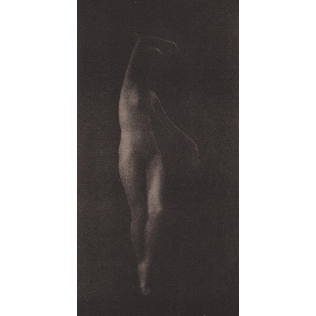 ARNOLD GENTHE - Dancer: Artist: ARNOLD GENTHE Print Title: Dancer Medium: Collotype Printing date: 1920's Printed in the USA Image Size approx: 5 X 9.5 inches Arnold Genthe (1869-1942) was a German-born American photographer