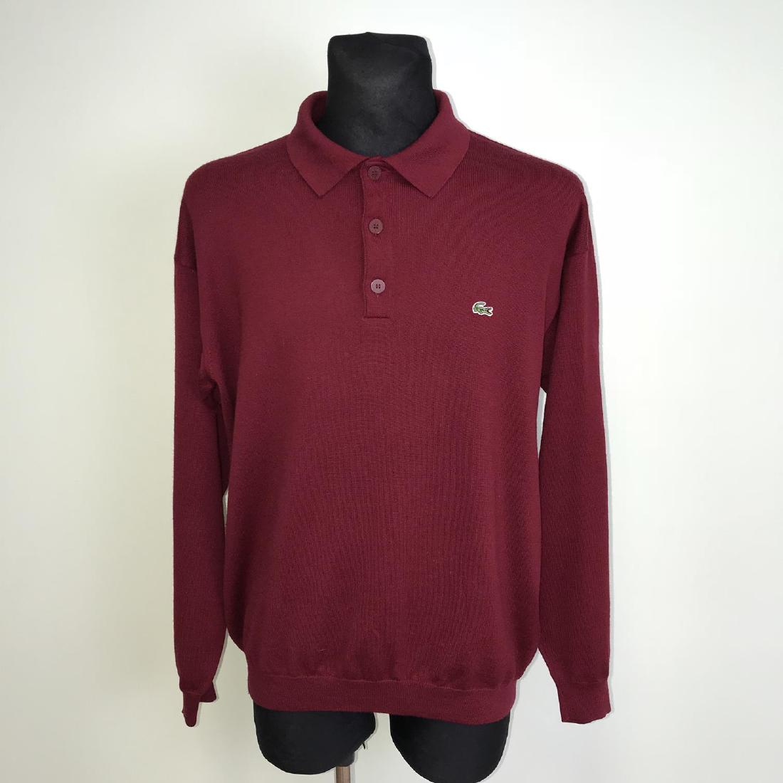 Men's Lacoste Wool Blend Sweater Size 7 / XL: Men's Lacoste Wool Blend Sweater Size 7 / XL Modern Wool Blend 7 / XL Armpit to Armpit: 24.5 in. Sleeve from shoulder seam: 24.5 in. Please note that this lot has a confidential reserve. When you leav