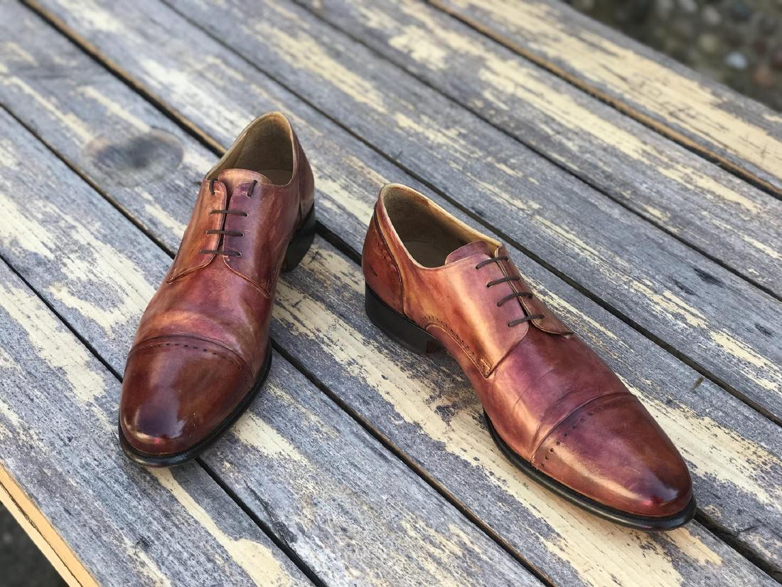 Men’s Francesco Benigno Italian Shoes Size EUR 44 US 11: Men’s Francesco Benigno Italian Shoes Size EUR 44 US 11 Modern 100% Leather EUR 44 US 11 Please note that this lot has a confidential reserve. When you leave a bid in advance of the auction, submit
