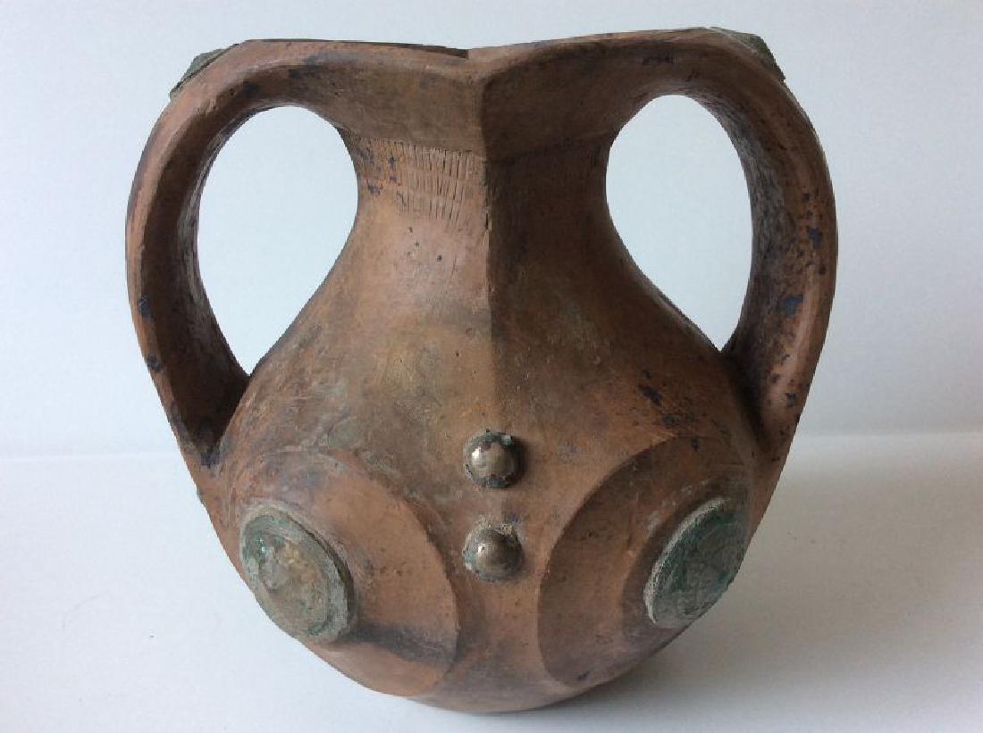 Han Dynasty Pottery Amphora With Bronze Ornaments (1 of 12)
