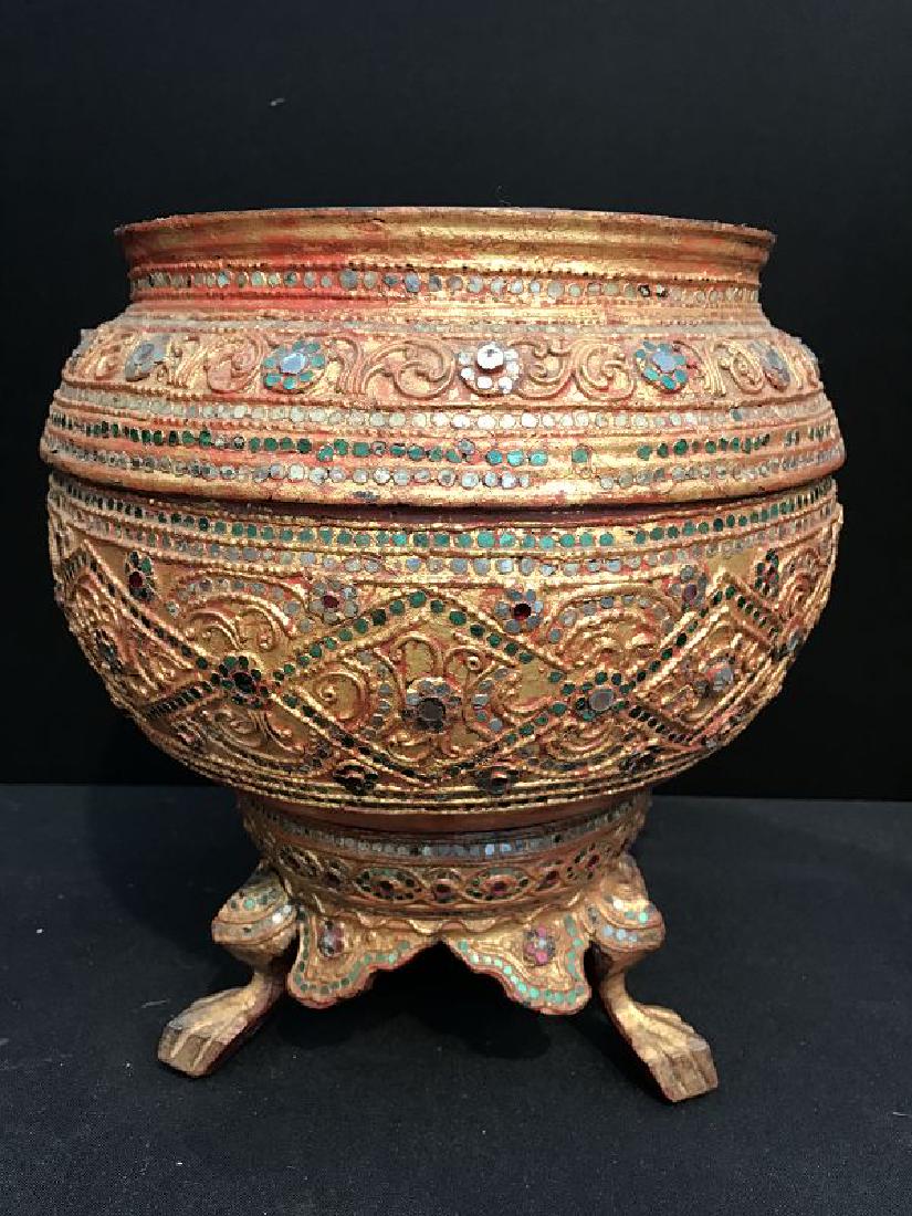 Burmese Ceremonial Rice Container 19th Century (1 of 8)