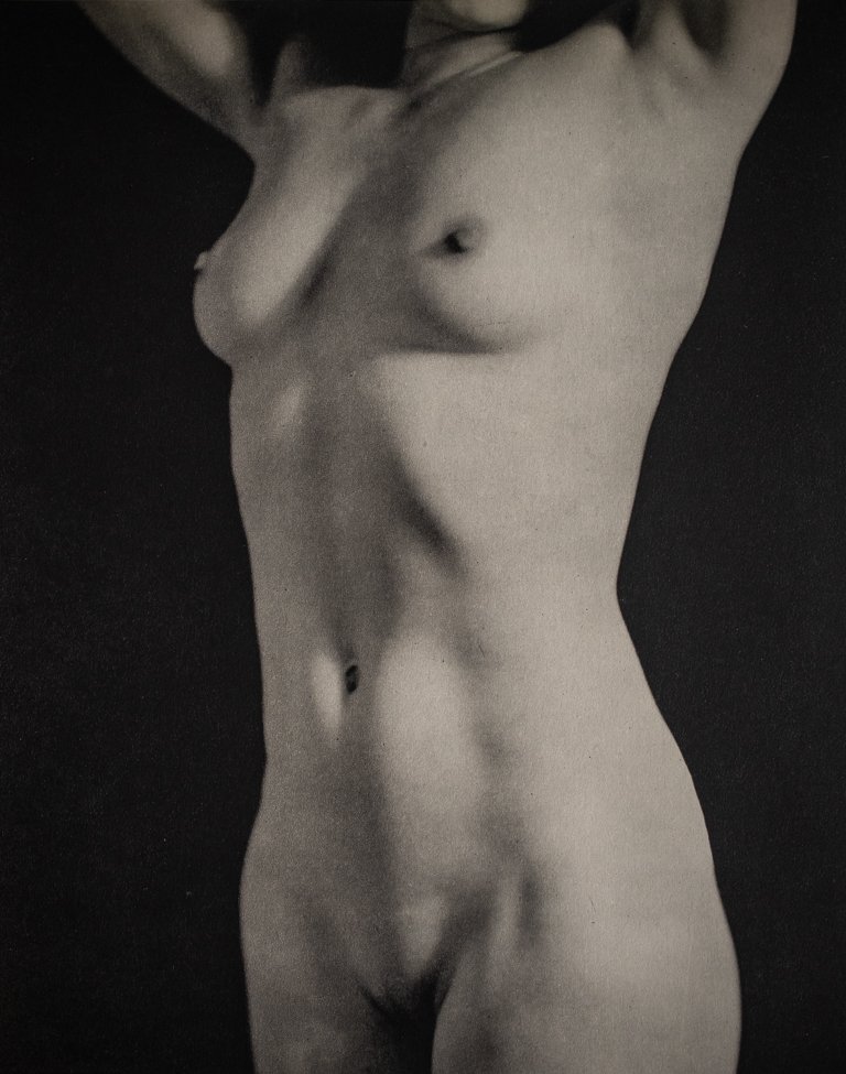 RALPH SOMMER - Torso: Artist: Sommer, Ralph Title: Torso Medium: Sheet Fed Gravure, 1937, USA Dimensions: 7.8x8.75" Heat Wax Mounted on 11x14" Conservation Board Please note that this lot has a confidential reserve. When y
