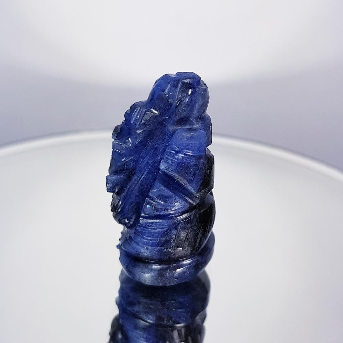 Sodalite Lord Ganesha Carving - 37.93 ct: Item: Sodalite Lord Ganesha Carving - 37.93 ct Loose gemstone Color/Clarity: VVS Carat Weight: 37.93 Size (mm): 28.36 x 15.52 x 14.99 Africa No Reserve: This lot starts at $1 and has no reserve as a c