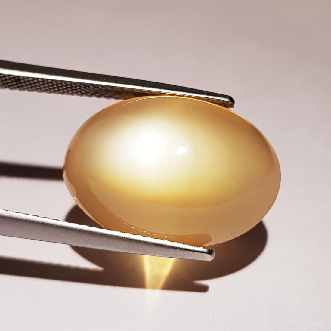 Natural Peach Orange Moonstone - 6.78 ct (1 of 4)