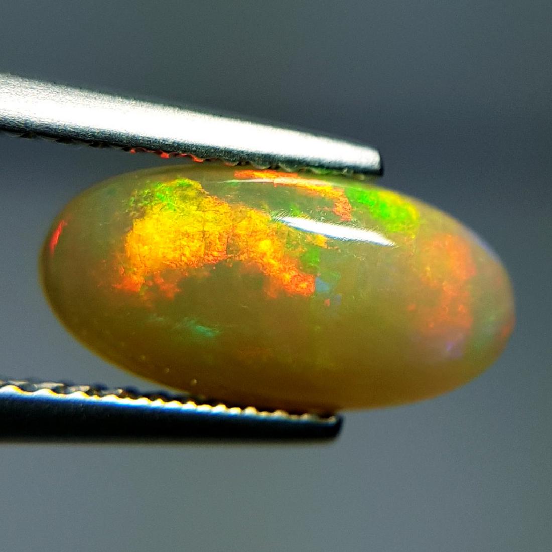 Awesome Fire Oval Cabochon Natural Opal  - 1.78 ct (1 of 10)