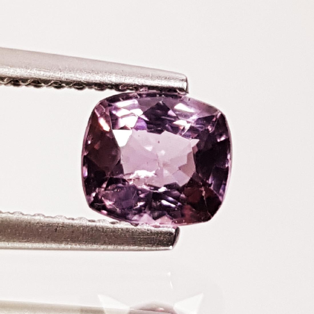 Excellent Gem Natural Spinel - 0.97 ct: Item: " Excellent Gem "Natural Spinel - 0.97 ct Loose gemstone Color/Clarity: VVS Carat Weight: 0.97 Size (mm): 6.80 x 6.80 x 4.10 Cushion - Burma No Reserve: This lot starts at $1 and has no reserve