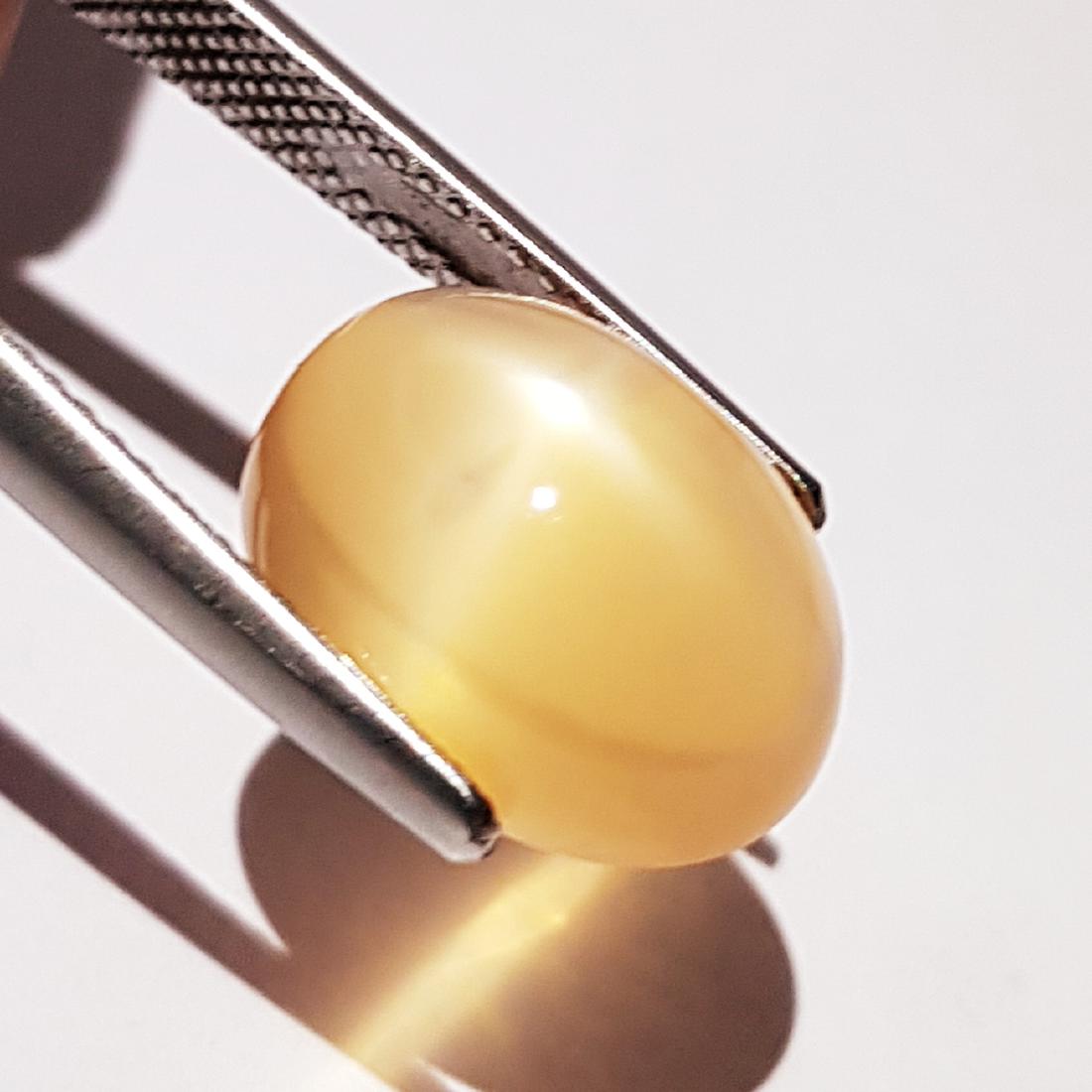 Natural Peach Orange Moonstone - 10.26 ct: Item: Natural Peach Orange Moonstone - 10.26 ct Loose gemstone Color/Clarity: VVS Carat Weight: 10.26 Size (mm): 16.56 x 11.80 x 7.30 Oval - India No Reserve: This lot starts at $1 and has no reserve