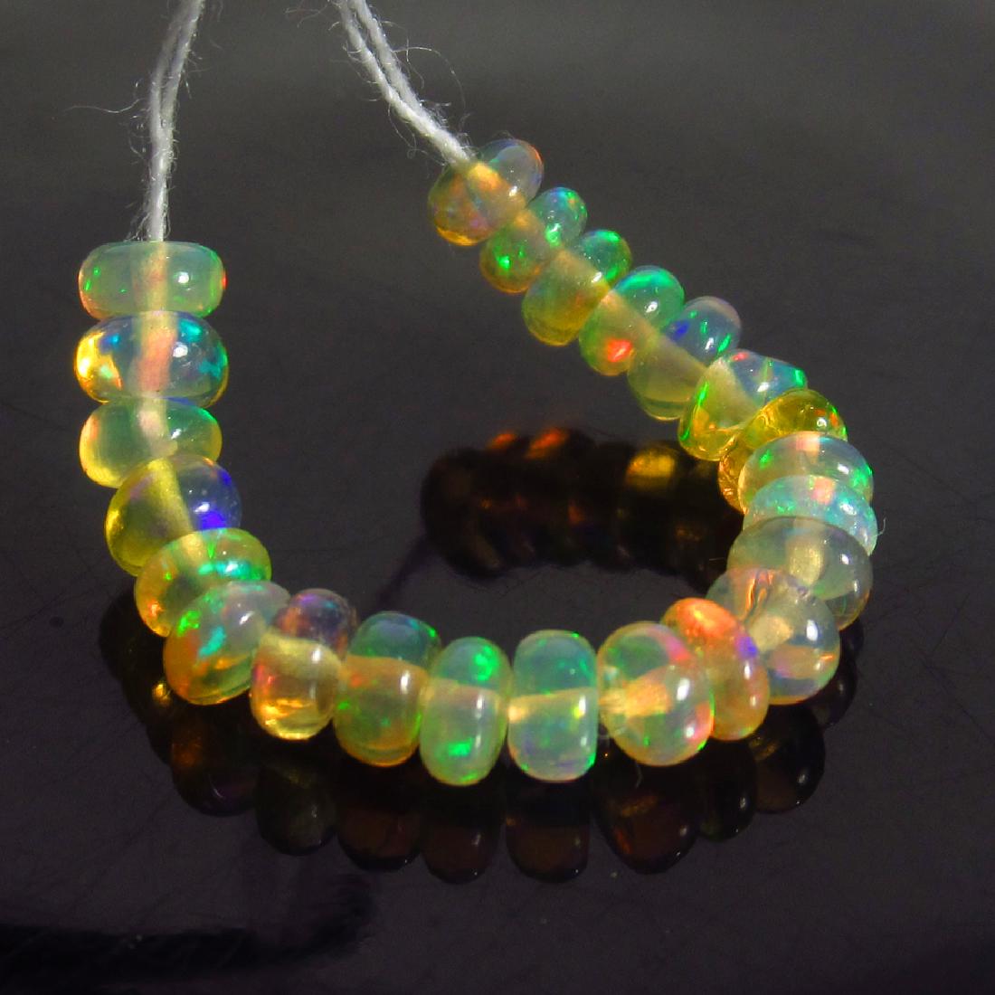 2.15 Ct Genuine 23 Loose Drilled Round Multi-Color Fire (1 of 4)