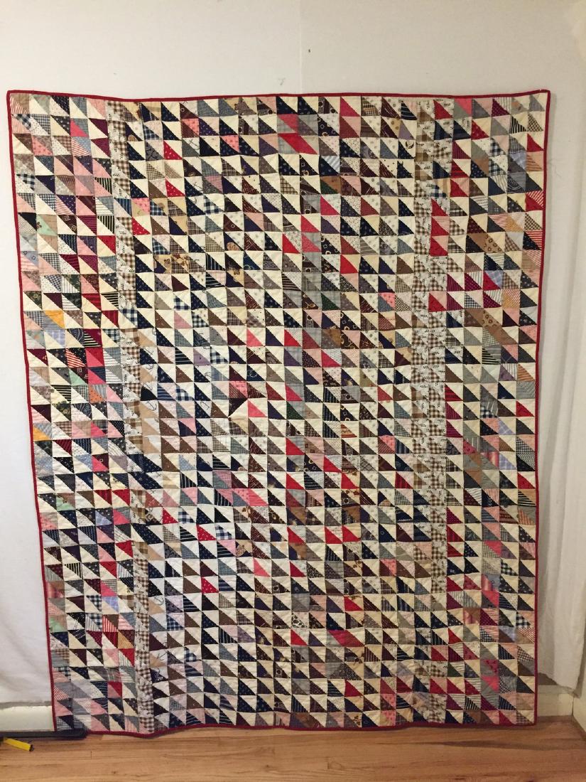 Half Square Triangles Quilt (1 of 11)