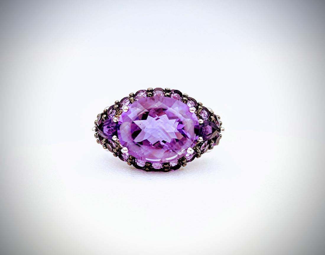 Sterling Silver Sz 7 Amethyst Ring (1 of 4)