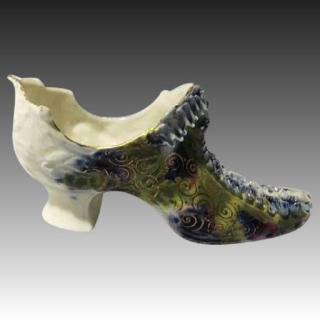 Vintage Porcelain German Fancy shoe decorative Fancy (1 of 8)