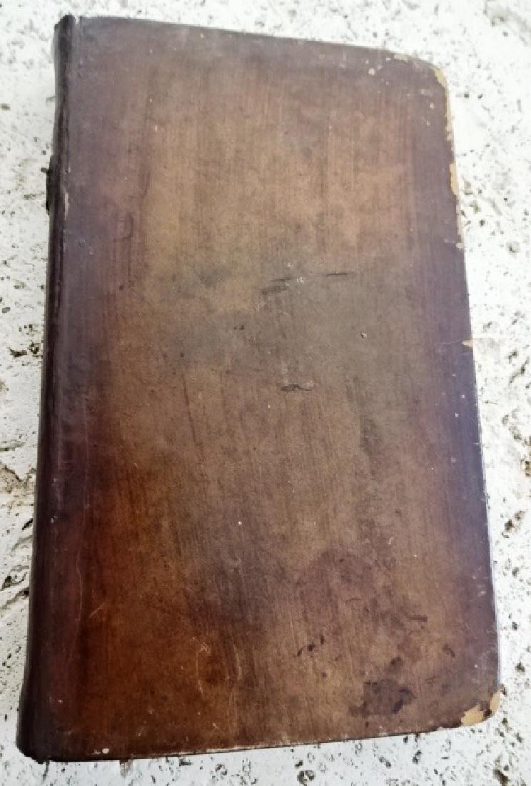1838 Leather Binding Home As Found: Leather volume of "Home as Found", by J. Fennimore Cooper, printed at Philadelphia by Lea and Blanchard, 1838. Volume II only. Original leather in nice condition, internally very good with some discol