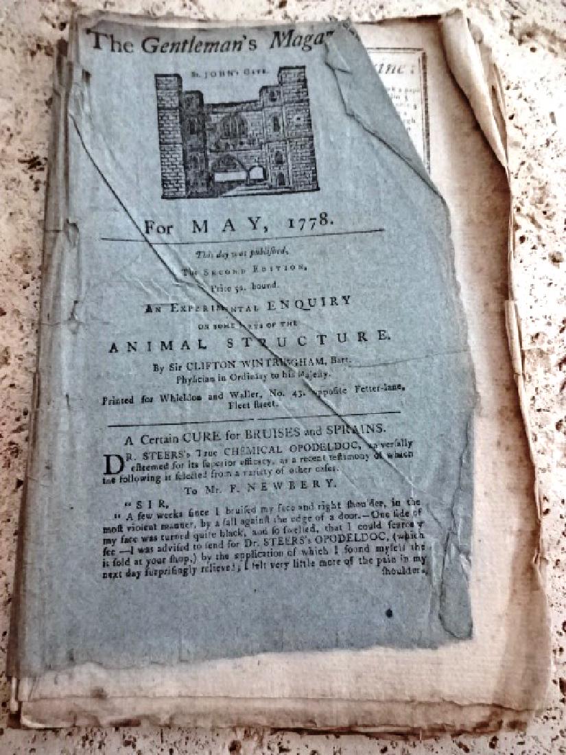 1778 Magazine Original Wrappers Revolutionary War (1 of 3)