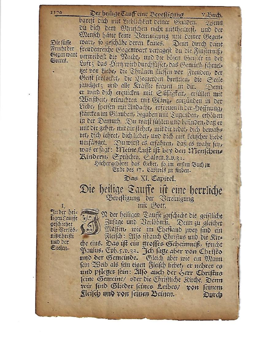 1751 Leaf Benjamin Franklin Fraktur Printing (1 of 1)