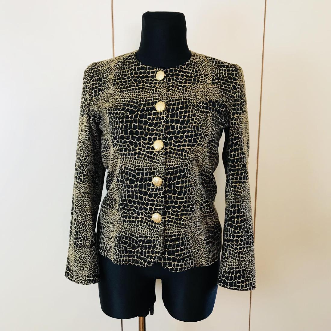 Vintage Women's Unknown French Designer Jacket Blazer (1 of 8)