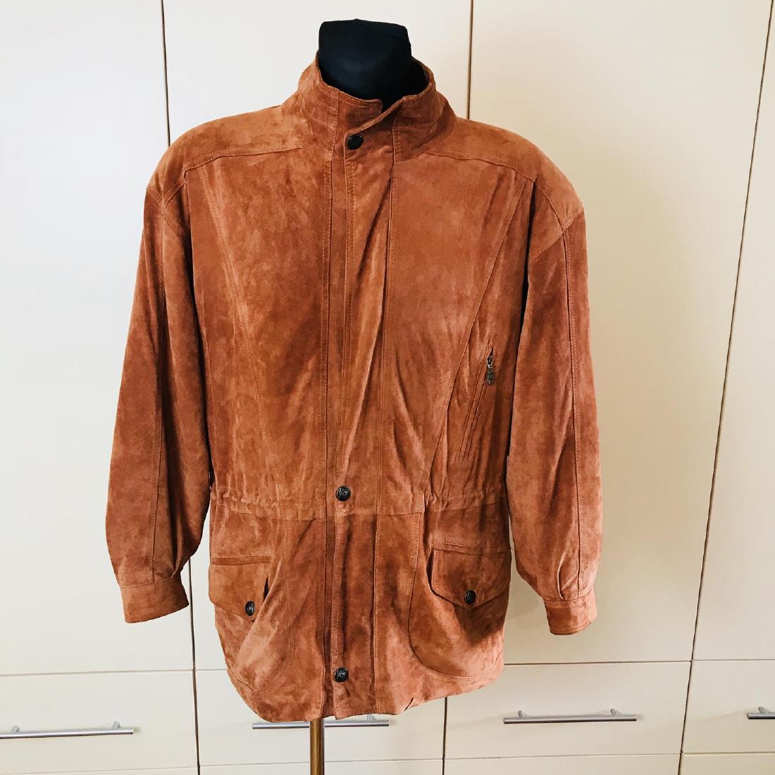 Vintage Men's METROPOL High Quality Suede Leather Parka (1 of 7)