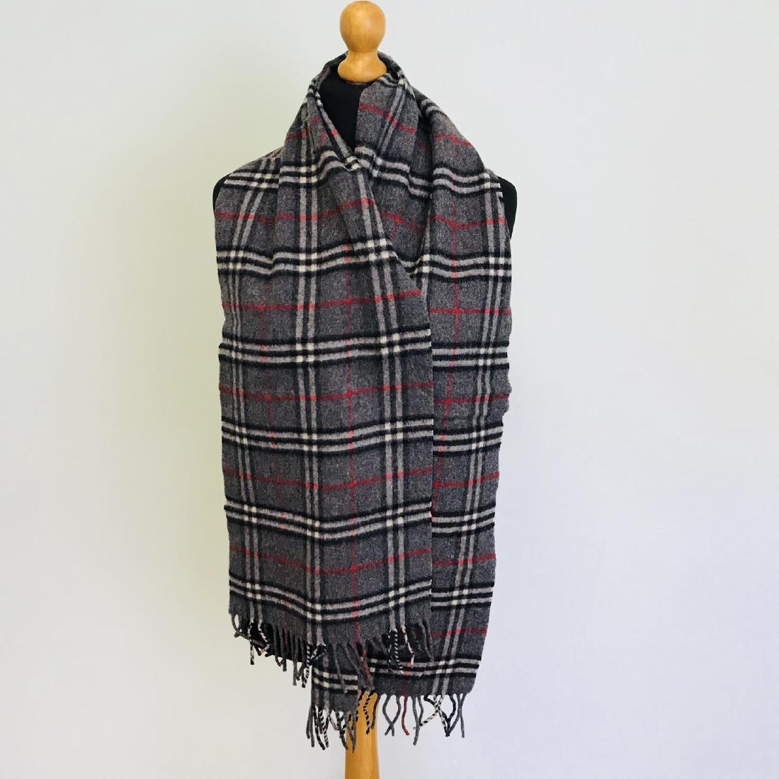 Vintage Burberry Lambswool Scarf (1 of 6)