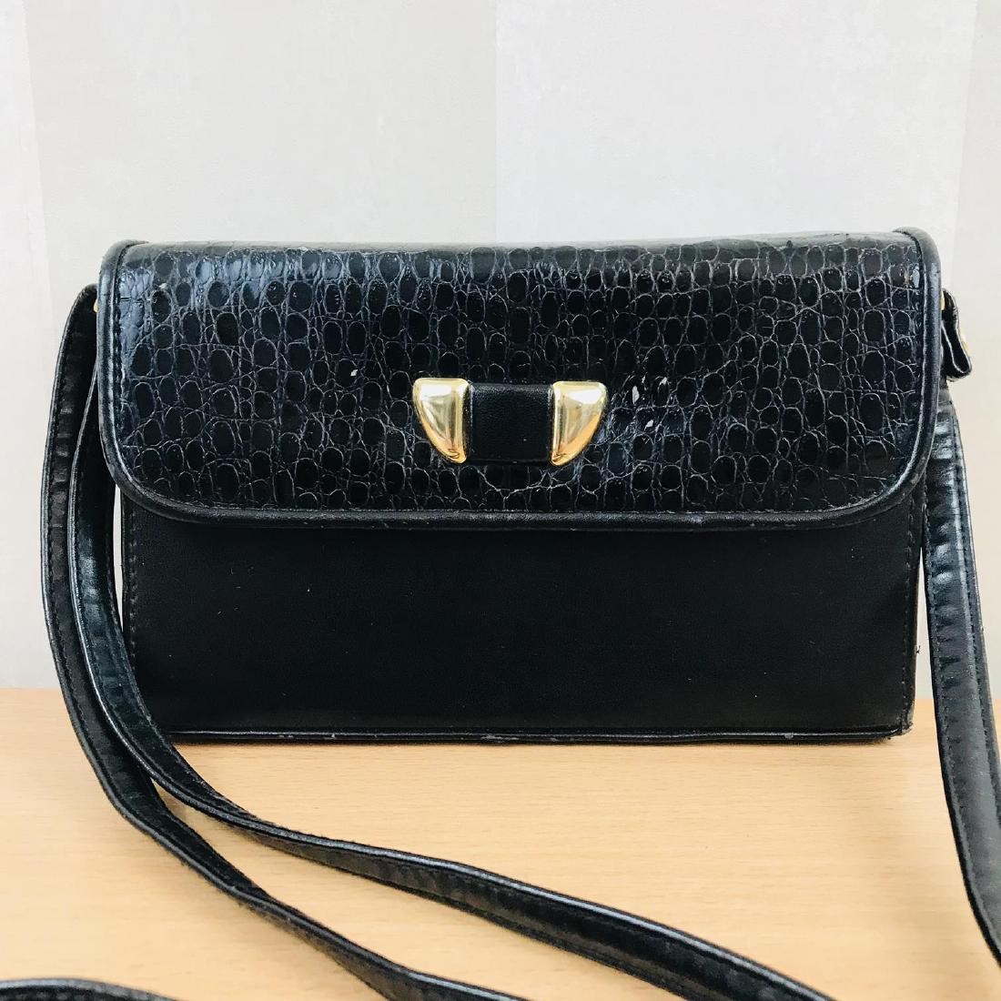 Vintage Handmade Genuine Snake Skin Leather Clutch Bag (1 of 8)