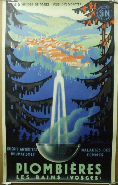 Plombieres Travel Poster (1 of 3)