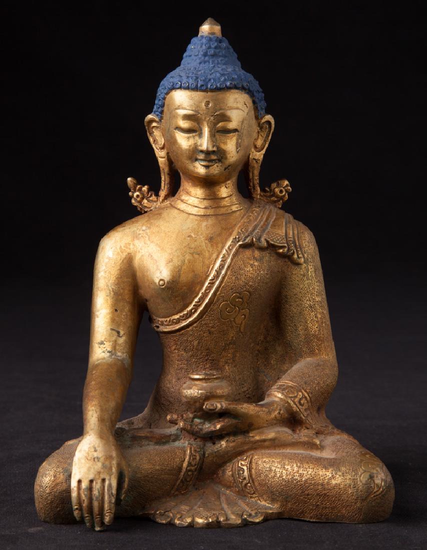 Old bronze Nepali Buddha statue (1 of 16)