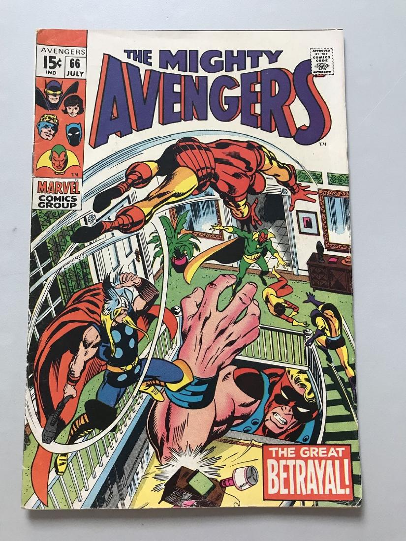 Avengers (1963 1st Series) #66 1st use adamantium (1 of 2)