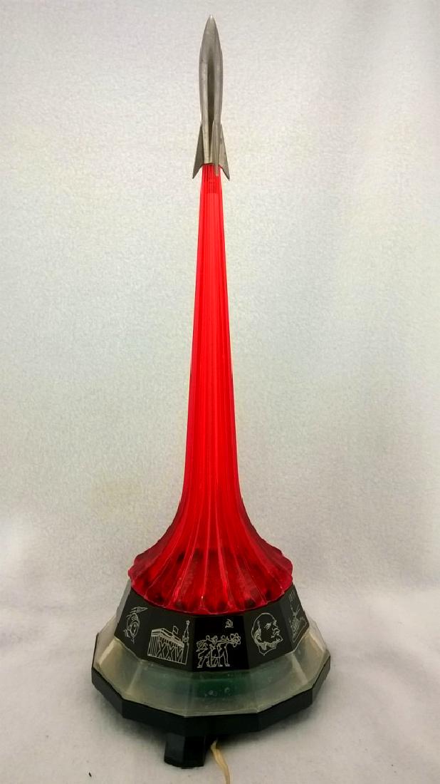 Vintage Night lamp Rocket. Dedicated to the first space (1 of 15)