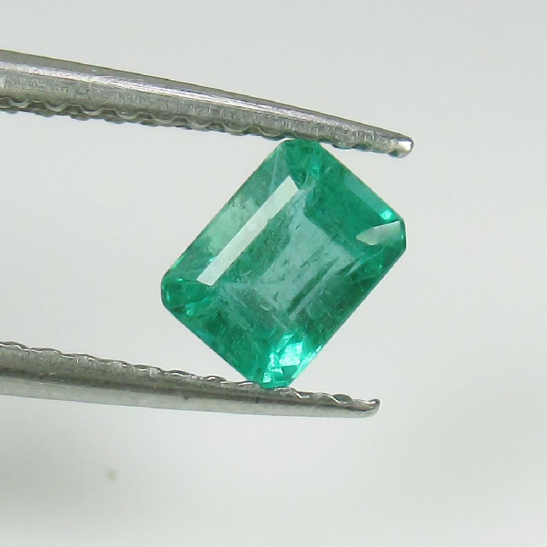 0.61 Ct Genuine Zambian Emerald Octagon cut (1 of 2)