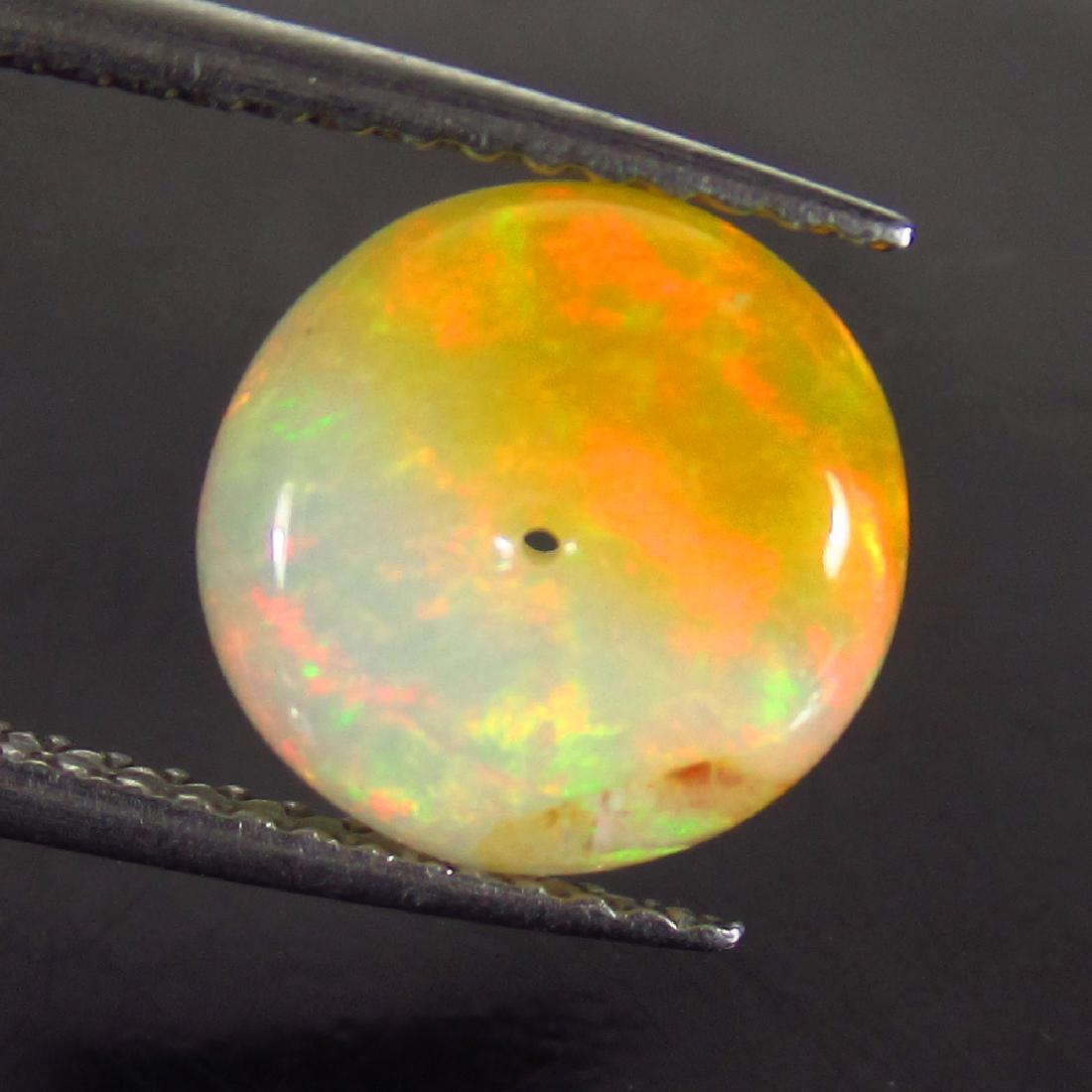 2.51 Ct Genuine Drilled Multi-Color Fire 9.5 mm Round (1 of 2)