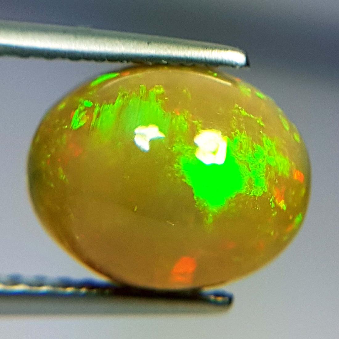 Awesome Fire Oval Cabochon Natural Opal  - 2.16 ct (1 of 10)