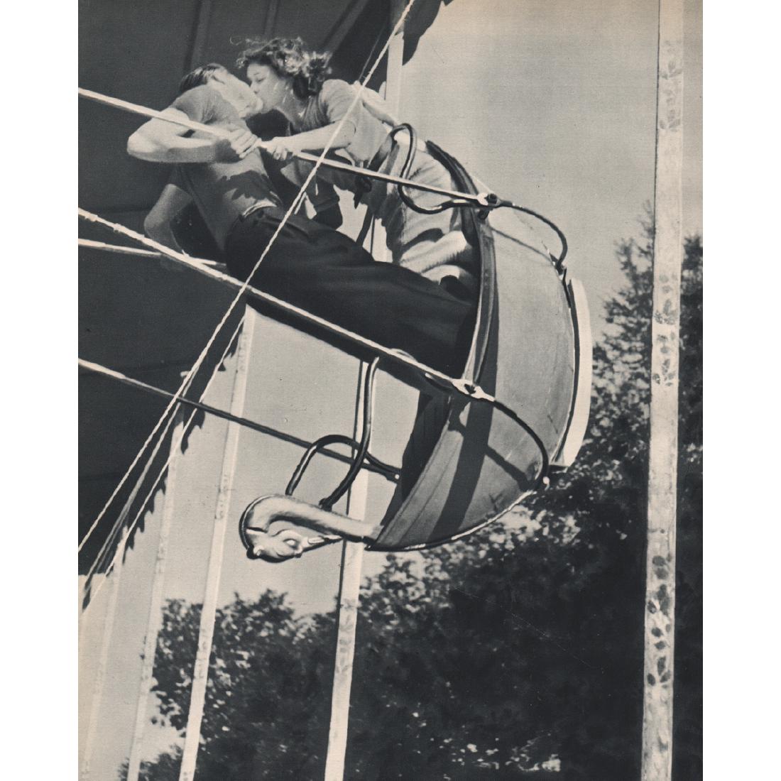 BRASSAI - A La Fete de Montmartre: Artist: BRASSAI Print Title: A La Fete de Montmartre Medium: Sheet-fed Gravure Printing Date: 1950's Printed in France Image size approx. 9 x 10.5 inches Brassai, pseudonym of Gyula Halász, (1899-198