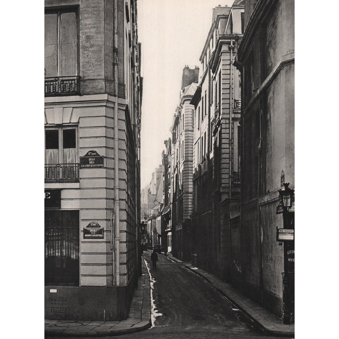 MAN RAY - Rue des Grands-Augustins, Paris: Artist: MAN RAY Print Title: Rue des Grands-Augustins, Paris Medium: Sheet-fed Gravure Printing Date: 1930's Printed in France Image size approx. 8.5 x 11.5 inches Man Ray, original name Emmanuel Radn