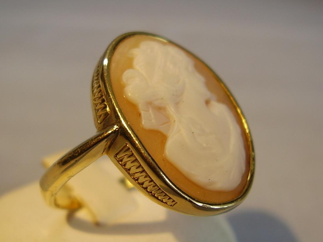 14K antique Cameo Ring (1 of 6)