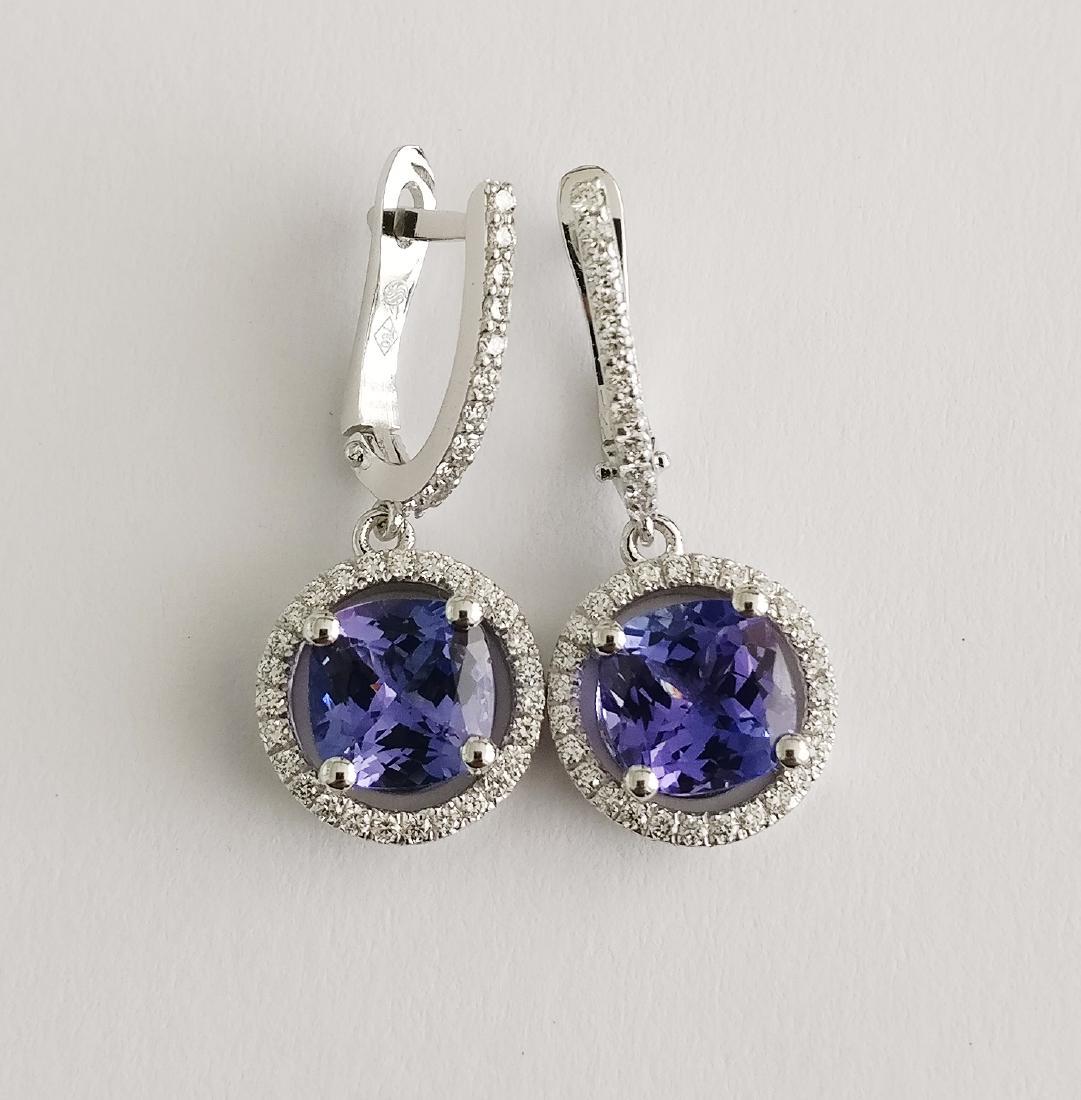 18k White Gold Ladies Earrings with 0.71 ct Diamonds (1 of 3)