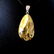 Vintage silver Baltic amber pendant charm 5cm 9 gr