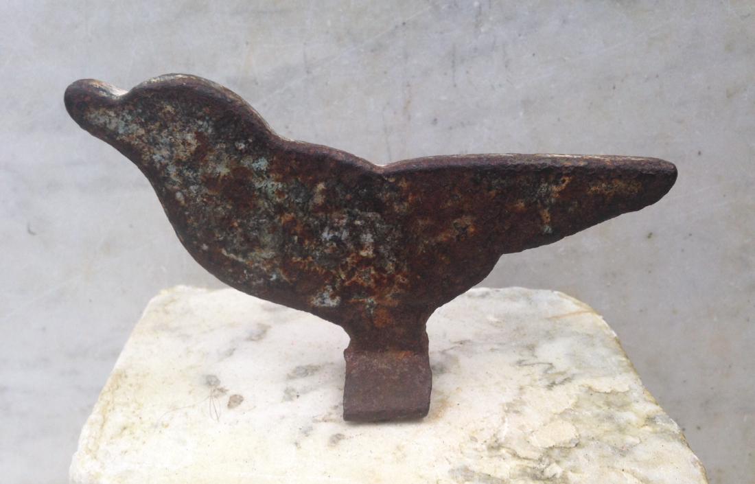 C1900 Cast Iron Shooting Gallery Target in the Old (1 of 5)