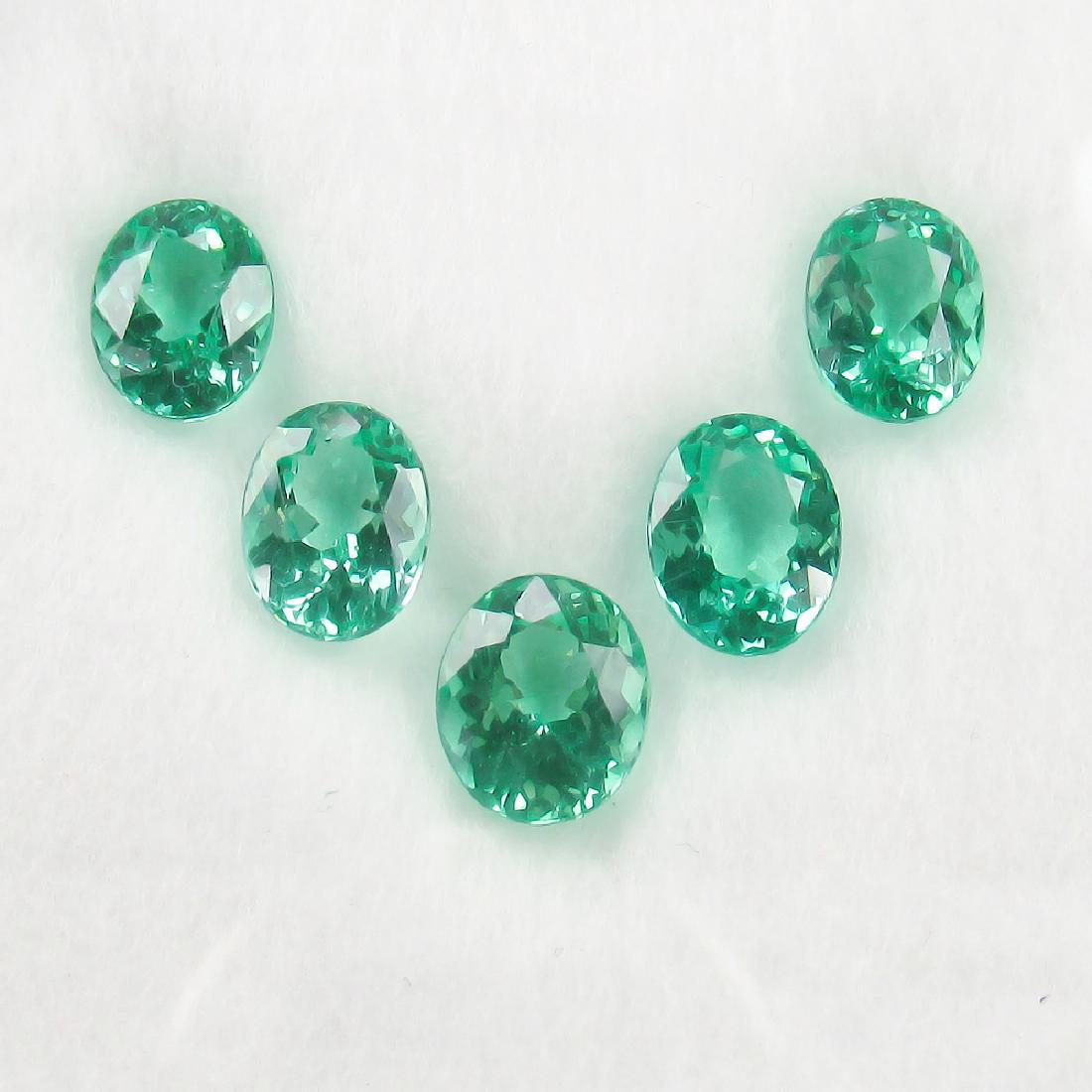 6.50 Ctw Natural 5 Loose Matching Full Luster Paraiba (1 of 3)