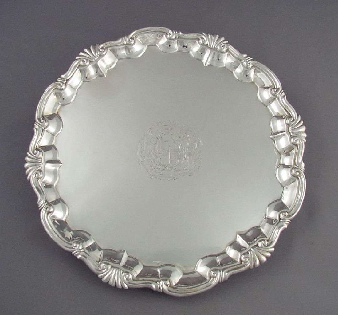 Large George II Silver Salver (1 of 4)