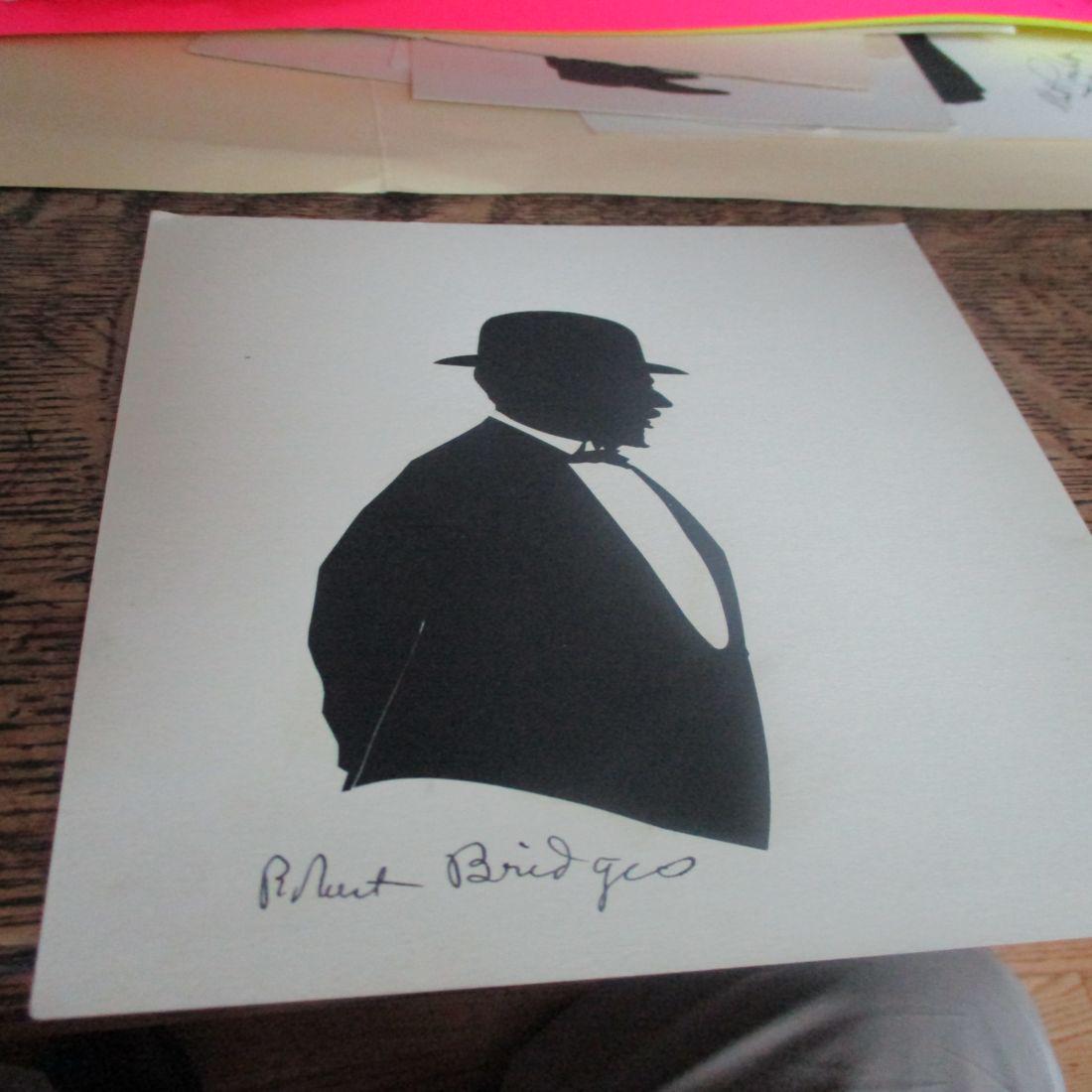 Beatrix Sherman silhouette of Phil Bridges (1 of 2)