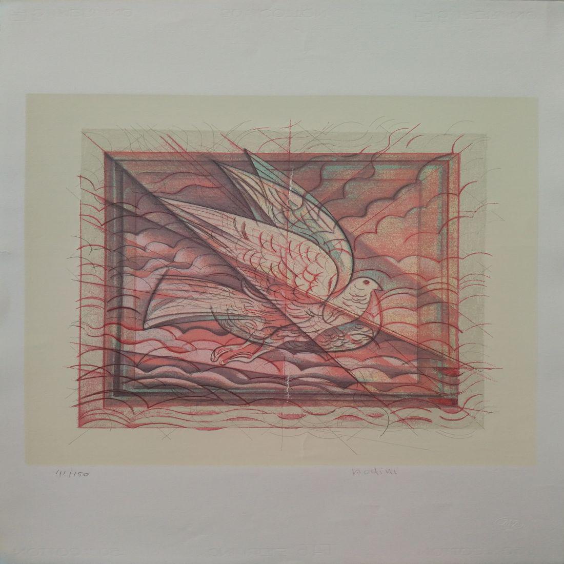 Floriano Bodini Signed Lithograph (1 of 7)