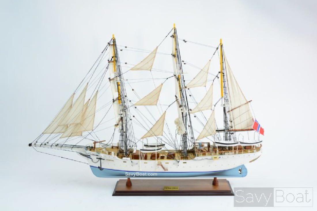 Statsraad Lehmkuhl Model Boat (1 of 13)